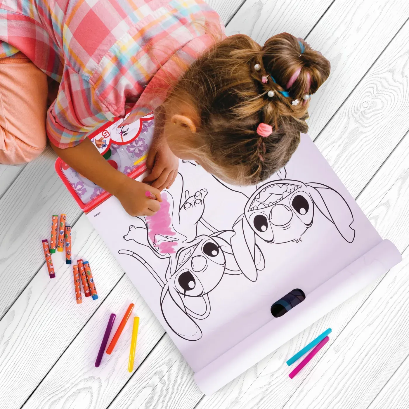 Set Pentru Desen Giga Block 5 In 1 Stitch