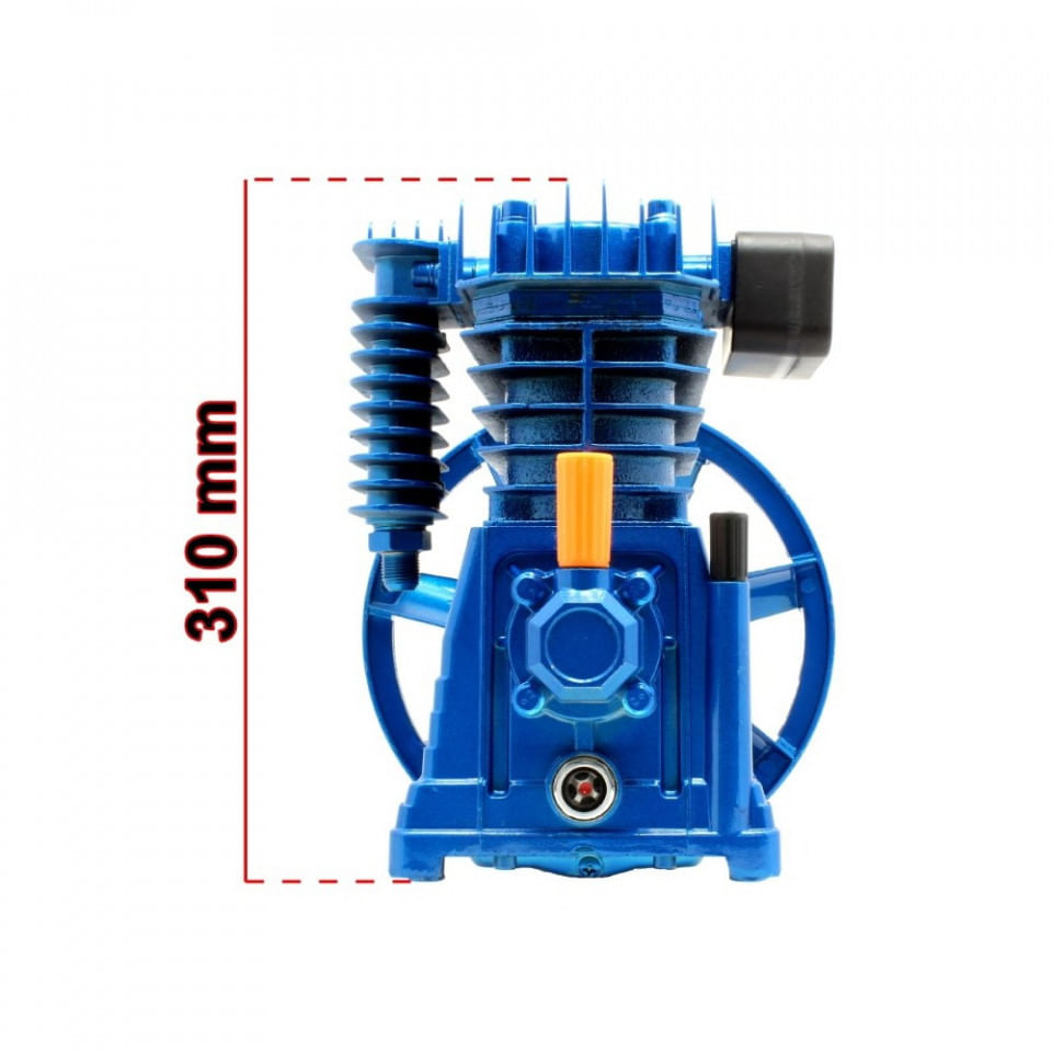 Cap compresor de aer cu 2 pistoane 700l/min 2-3kW 10 bari B-AC2070 - 4 | YEO