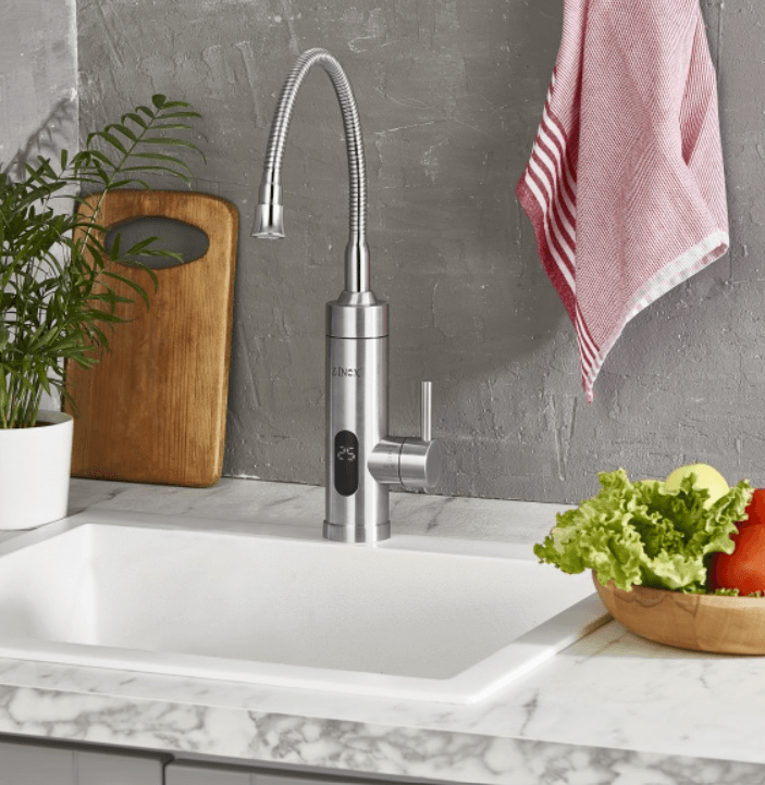 Robinet electric Z-Inox ZLN7873 , ecran digital, incalzire instanta, putere 3000W