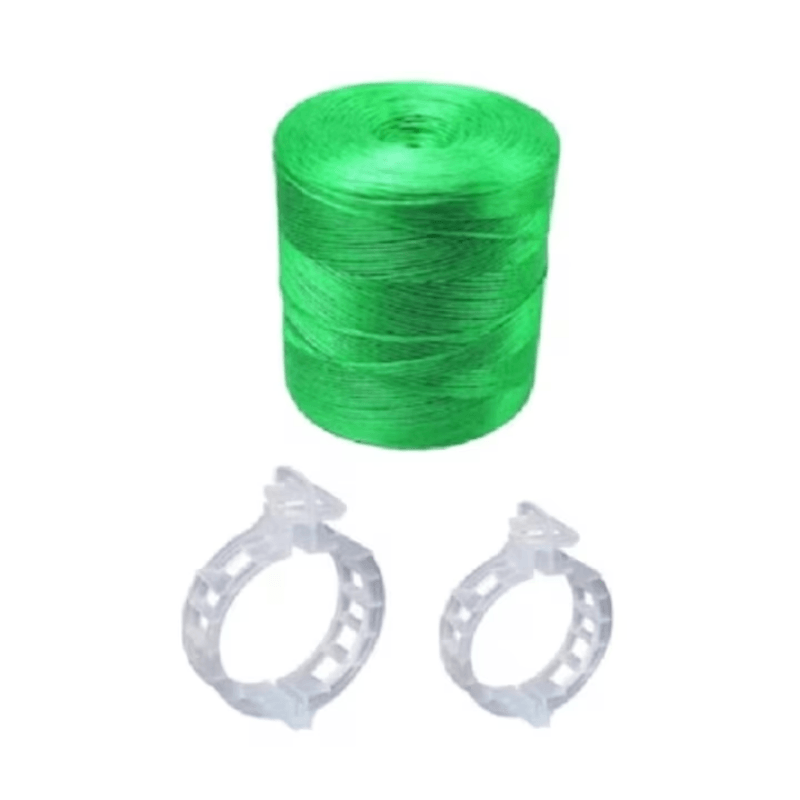 Set ata palisat pentru legume in sere si solarii 1 kg 1800 m Fito DIvers + Clipsuri de prindere a legumelor, 100 buc