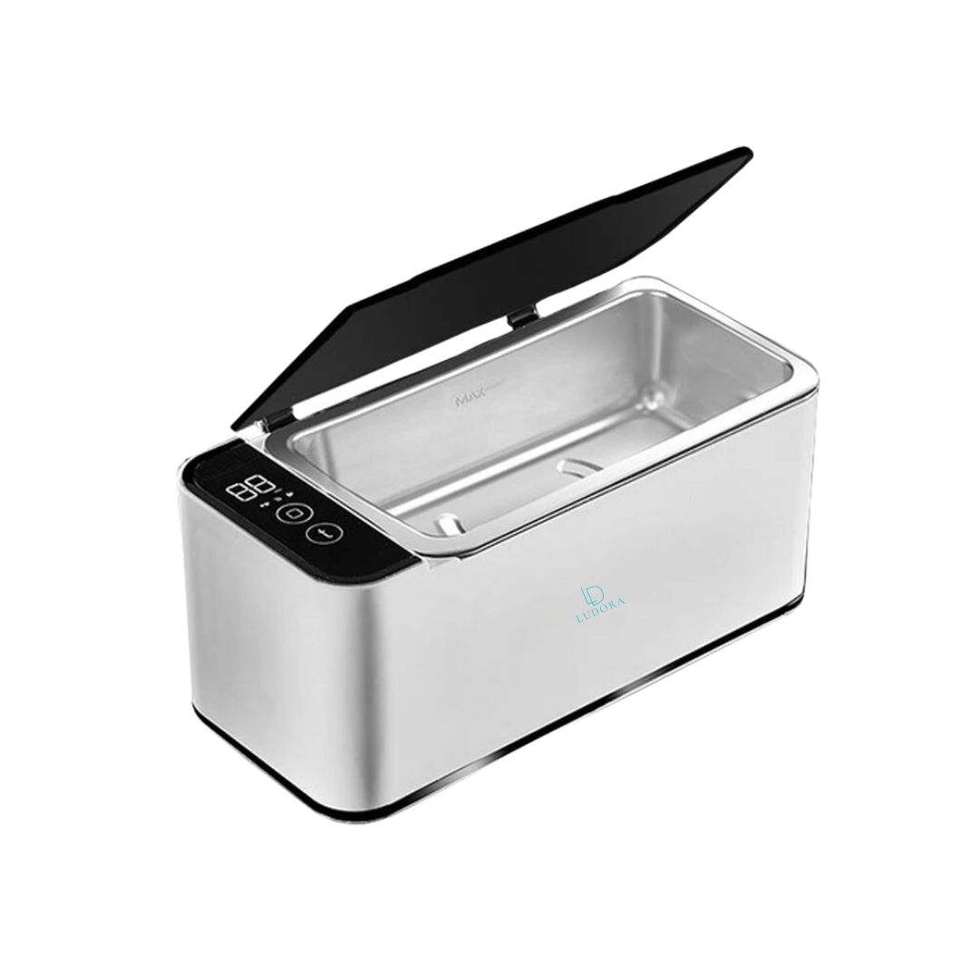 Aparat de Curatare cu Ultrasunete Inox, 4 Moduri de Curatare, Sterilizare si Dezinfectare, Pentru Cosmetice, Bijuterii