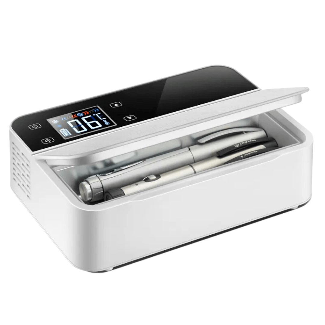 Frigider Mini Medical LUDORA® Pentru Insulina, Medicamente, Capacitate Racire 0-18°C, Dimensiuni 215 x140 x60 mm - imagine 5
