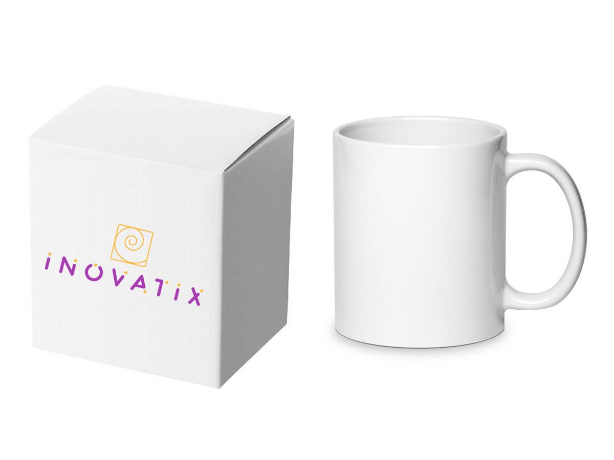 Cana alba personalizata FC ARGES- fotbal LIGA 1, INOVATIX®. 330ml