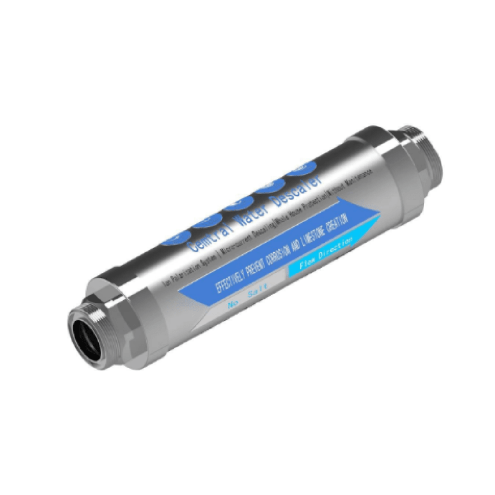Dedurizator Central de Apa, Adsinio, Otel Inoxidabil, Pentru Indepartarea Calcarului si Magneziului, , Inox - 1 | YEO