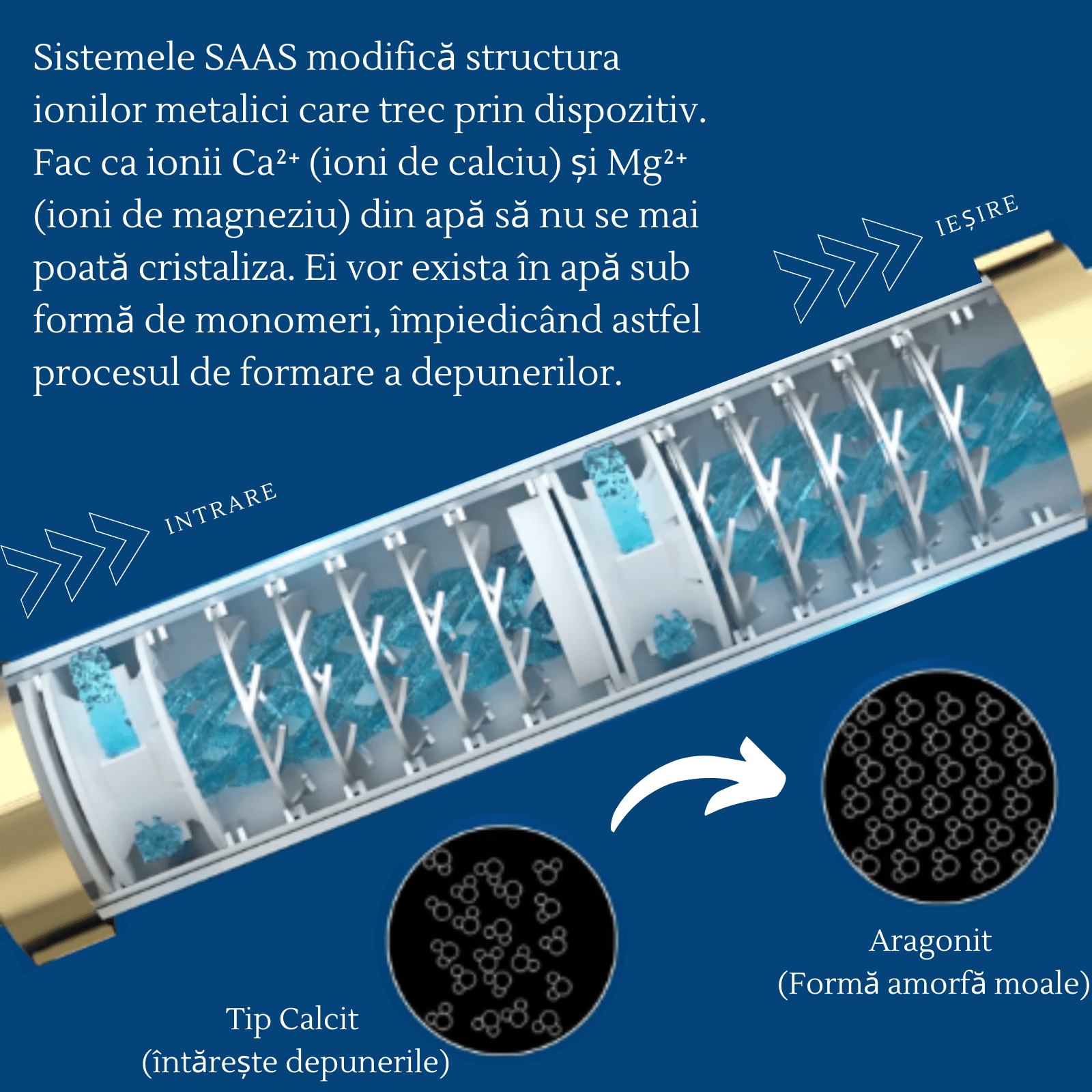 Dedurizator Central de Apa, Adsinio, Otel Inoxidabil, Pentru Indepartarea Calcarului si Magneziului, , Inox - 3 | YEO