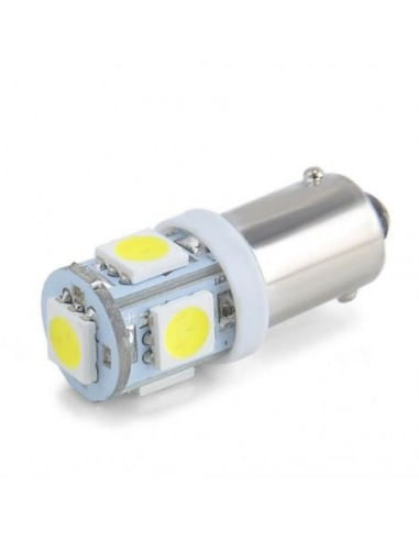 Led auto H6W, BAX9S cu 5 leduri SMD