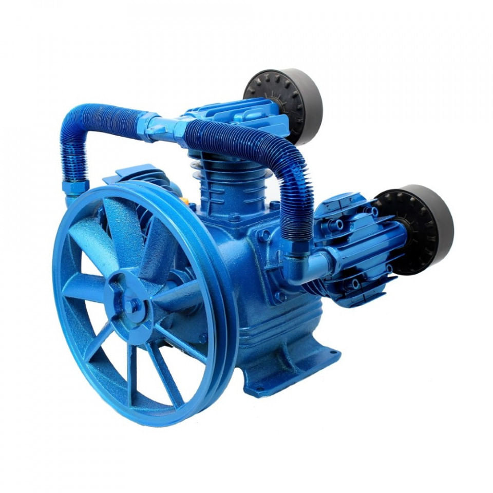Cap compresor de aer cu 3 pistoane compresie in doua etape 900l/min 12.5 bari BARRACUDA 3090TS BLUE EDITION B-AC3090TS - 3 | YEO
