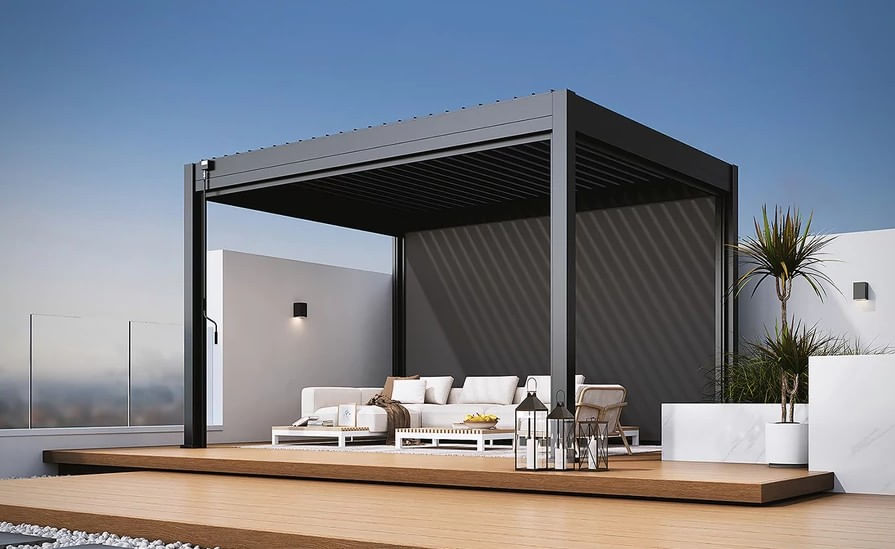 Pergola bioclimatica aluminiu 3x4 m, UnicSpot - 2 | YEO
