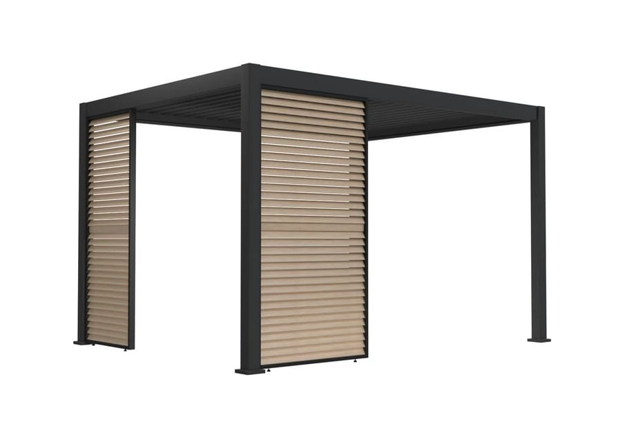 Panou fix pentru umbrire, cu lamele rotative, 1.3 m, UnicSpot