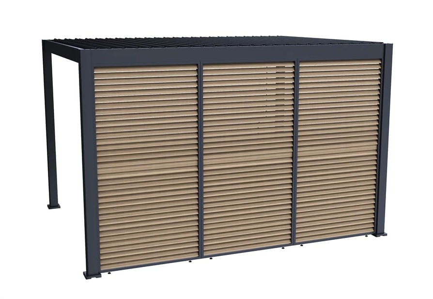 Panou fix pentru umbrire, cu lamele rotative, 1.3 m, UnicSpot - 4 | YEO