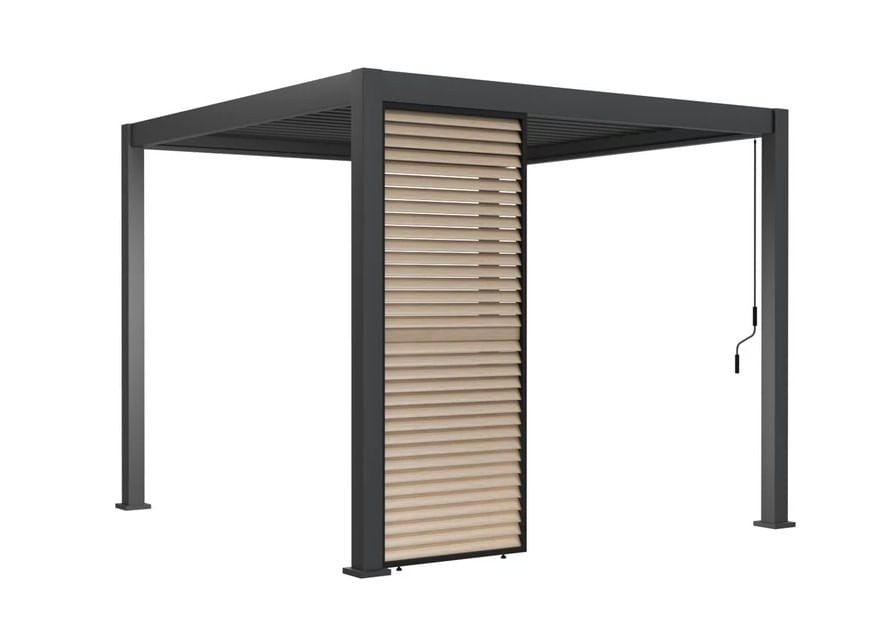 Panou fix pentru umbrire, cu lamele rotative, 1 m, UnicSpot