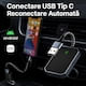 Modulator Auto 2 in 1 CarPlay Wireless – Modulator FM Multifunctional, Compatibil iPhone si Android