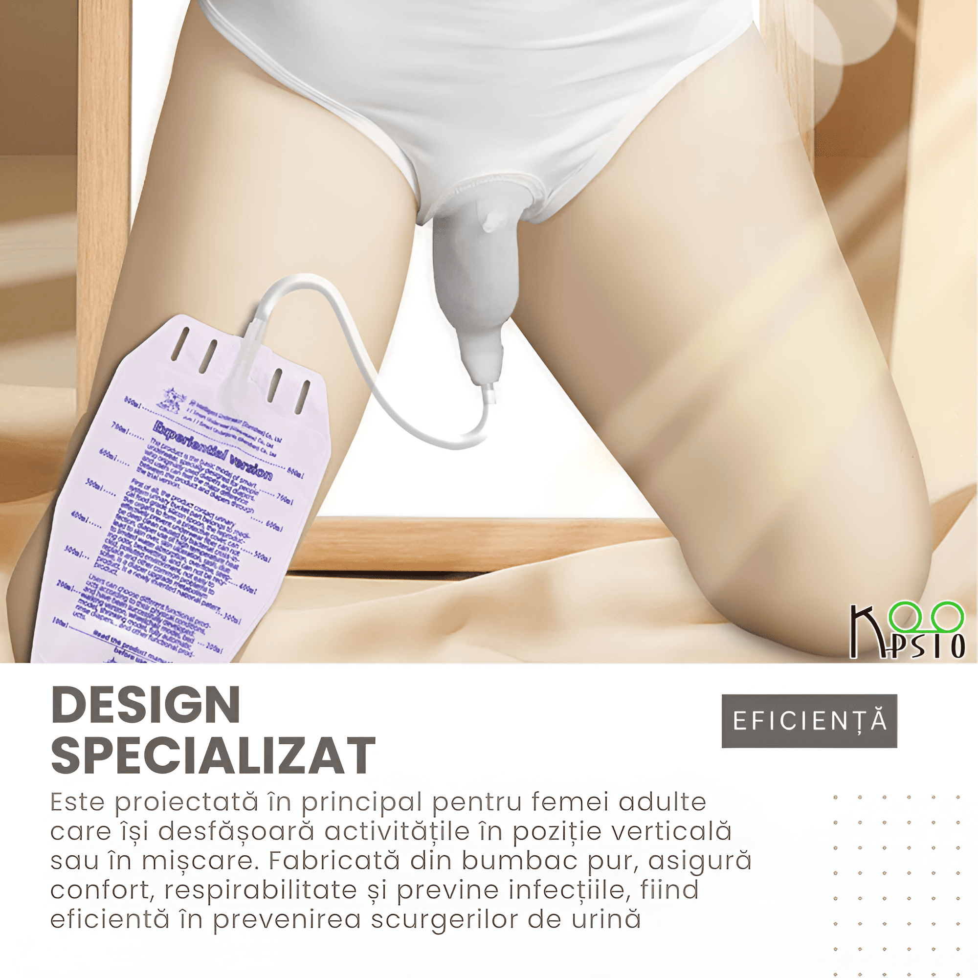 Chiloti Incontinenta Urinara pentru Femei, Koopsio, Bumbac, Potrivire Adaptabila Marime - imagine 6