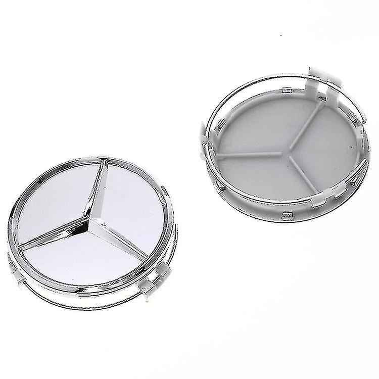 Set 4 Capace jante aliaj Mercedes Benz 70mm - 75mm Gri