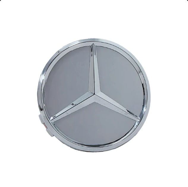 Set 4 Capace jante aliaj Mercedes Benz 70mm - 75mm Gri - imagine 2