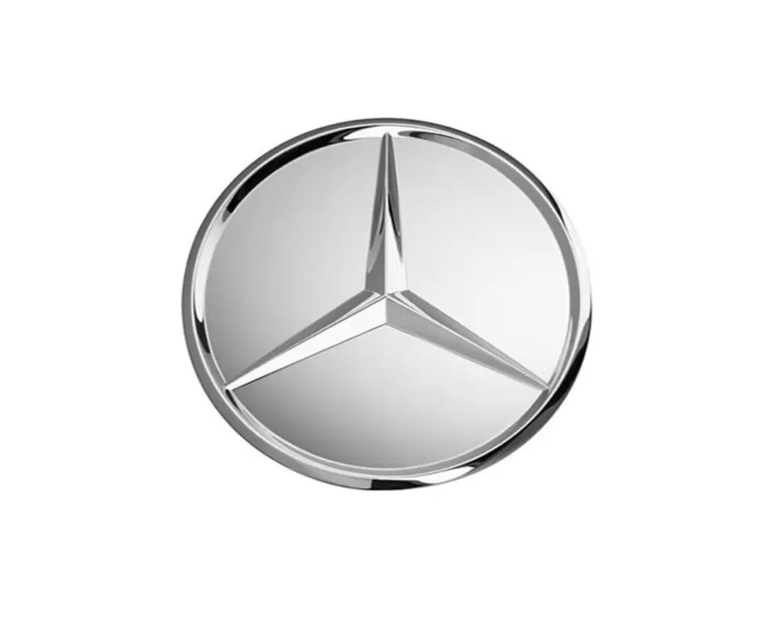 Set 4 Capace jante aliaj Mercedes Benz 70mm - 75mm Gri - imagine 4