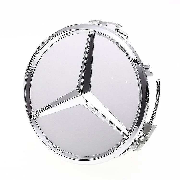 Set 4 Capace jante aliaj Mercedes Benz 70mm - 75mm Gri - imagine 8