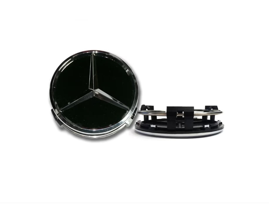 Set 4 Capace jante aliaj Mercedes Benz 70mm - 75mm Negre - 3 | YEO