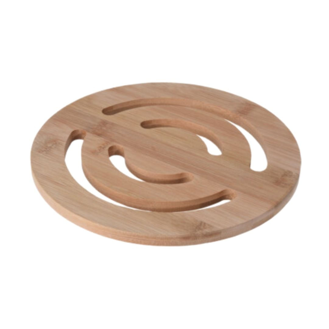 Suport din Bambus pentru Vase Fierbinti – Rotund, 20x1 cm, Excellent Houseware