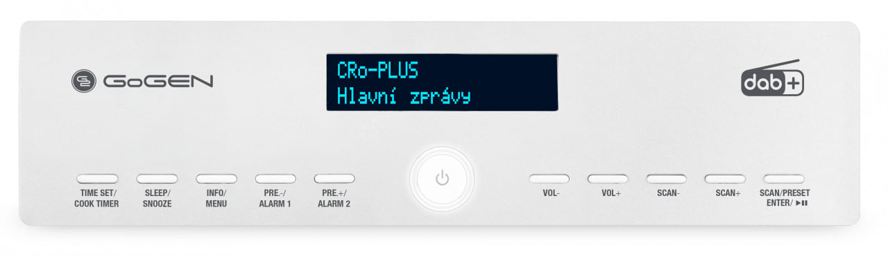 Radio de bucatarie cu DAB+ si FM GoGEN 600, 1 W, Bluetooth, LCD, ceas cu alarma - 1 | YEO