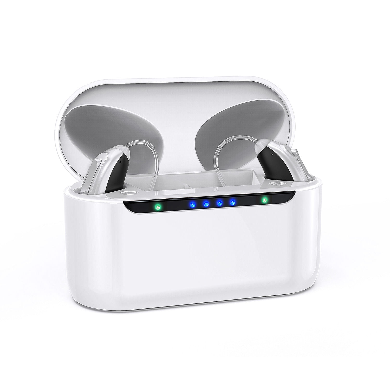 Aparat Auditiv Digital x2 NeoHGS Premium, Sunet Clar, Fara Ecou, Incarcare Rapida, Bluetooth, de Ultima Generatie - imagine 3