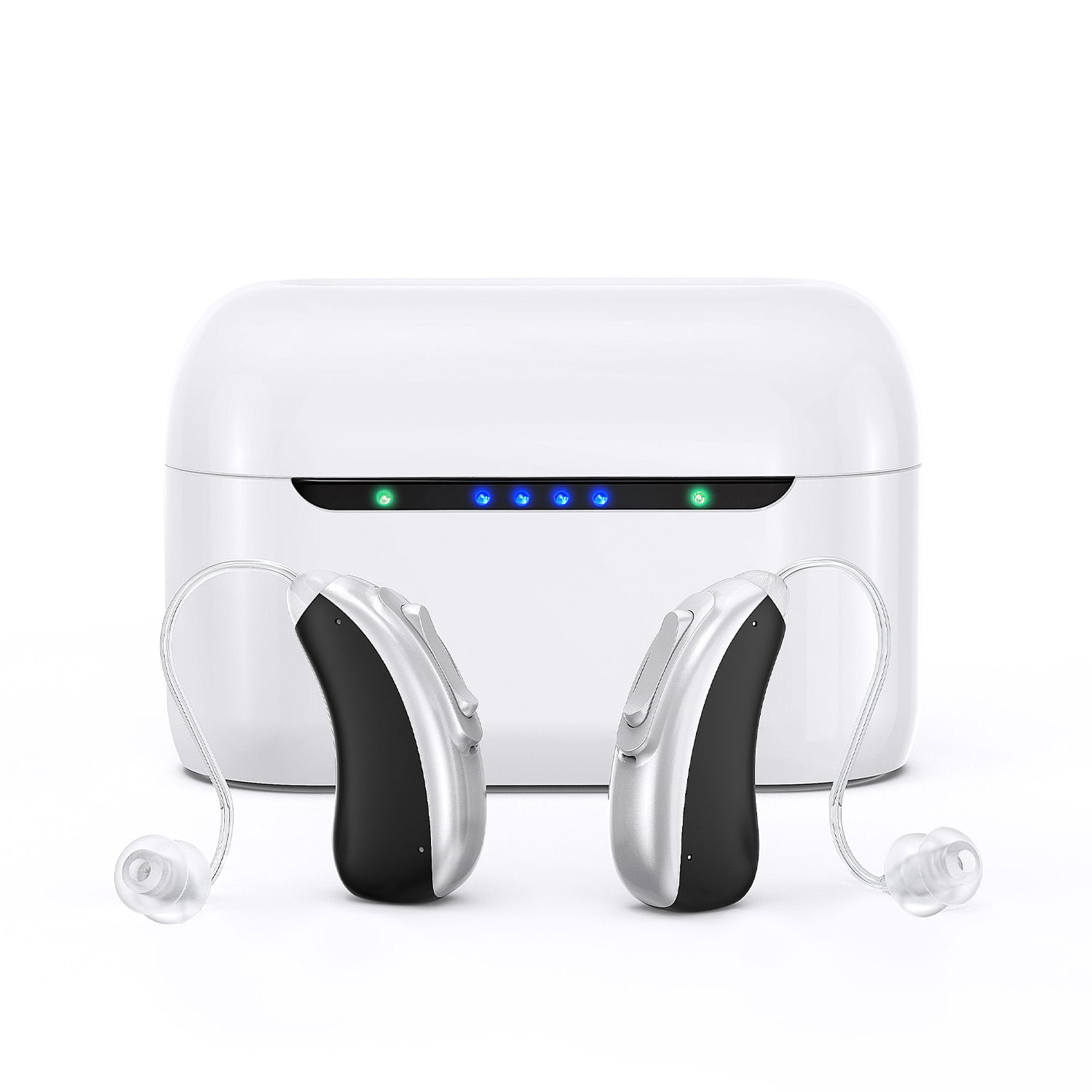 Aparat Auditiv Digital x2 NeoHGS Premium, Sunet Clar, Fara Ecou, Incarcare Rapida, Bluetooth, de Ultima Generatie - imagine 10