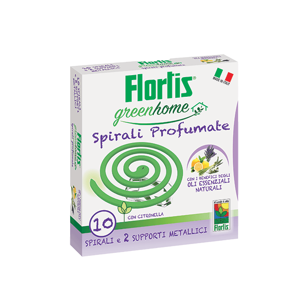 Spirale parfumate impotriva tantarilor 10/set, Flortis GreenHome