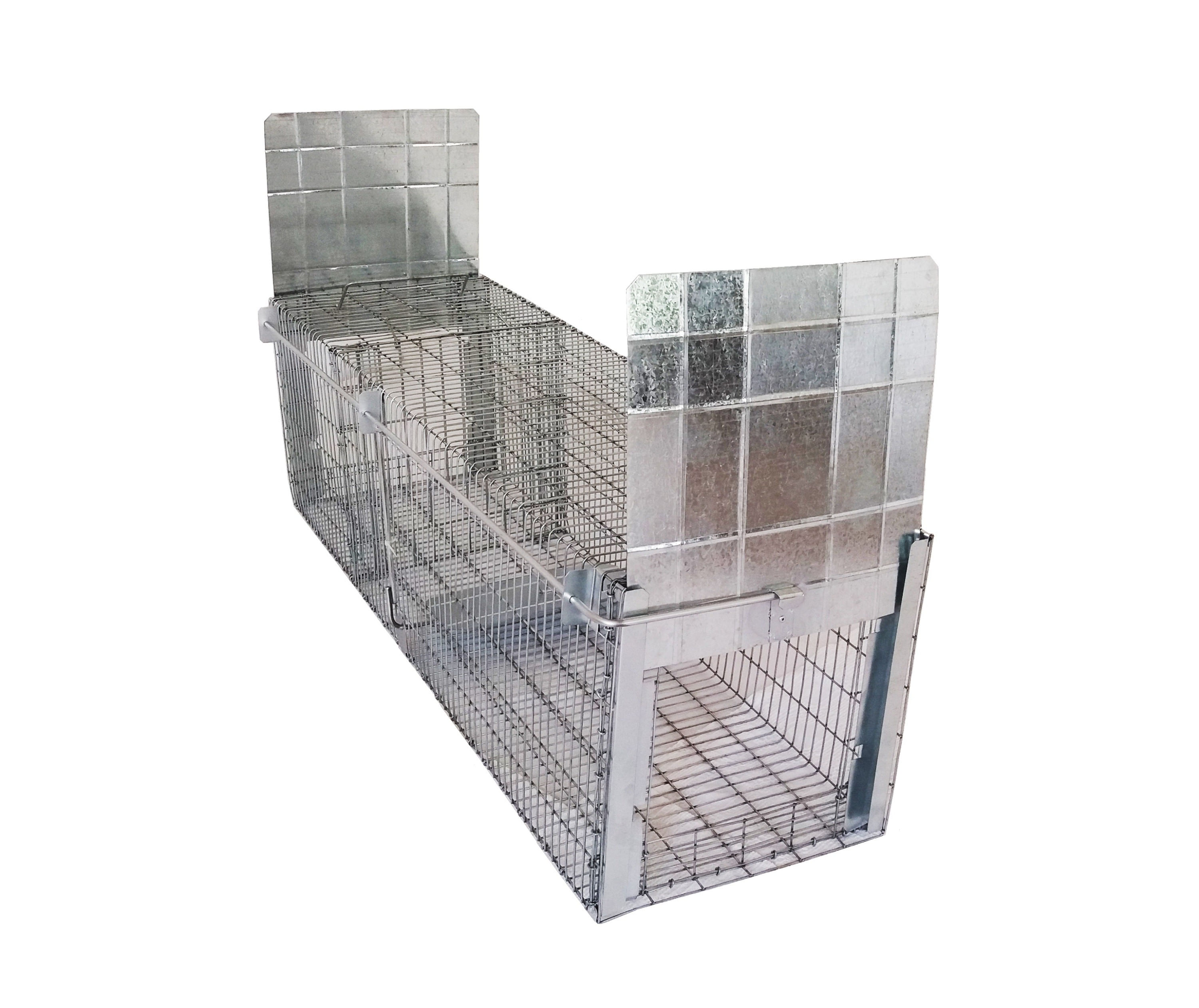 Capcana animale cu doua intrari, 100 x 30 x 30 cm, (momeala vie)