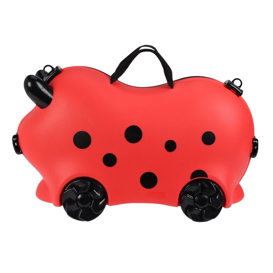 Troller Copii Tip Buburuza – Ride-On Valiza de Calatorie, Cabin Approved, 52x21x32 cm