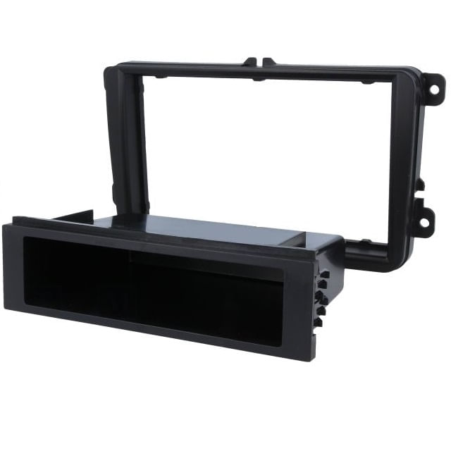 Cadru radio, rama adaptoare radio pentru seat / scoda / volkswagen, negru - 1 | YEO