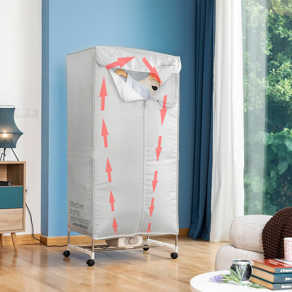 Uscator electric portabil cu 2 niveluri Dupledry InnovaGoods 1200 W - 1 | YEO