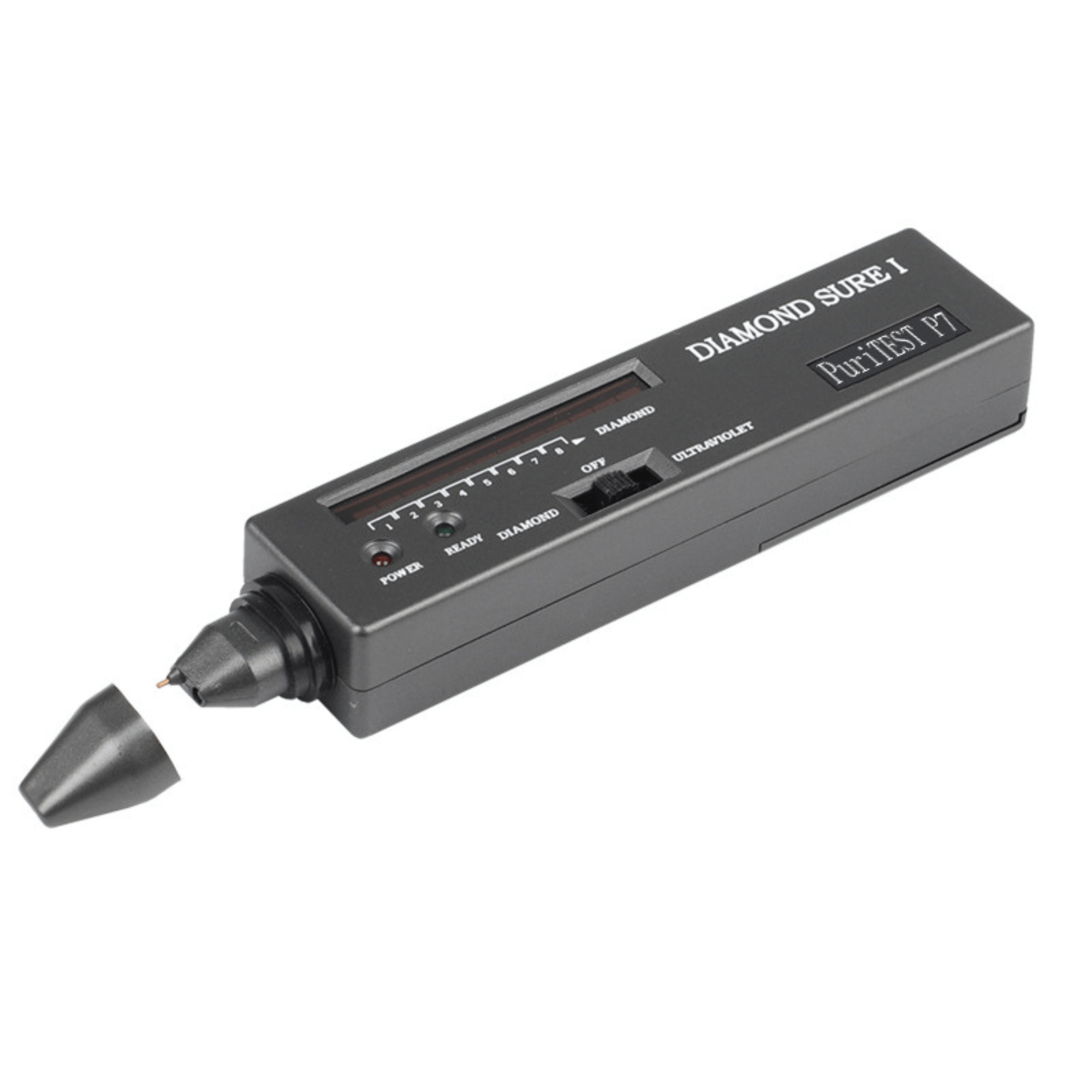 Tester autenticitate diamante cu lumina UV, aparat de masura conductivitate termica bijuteriirii si pietre pretioase - imagine 2