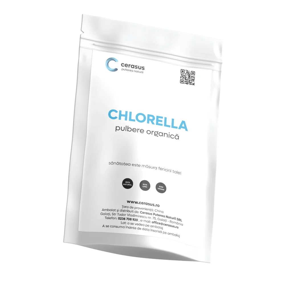 Chlorella pulbere organica Vrac - 1kg - imagine 3