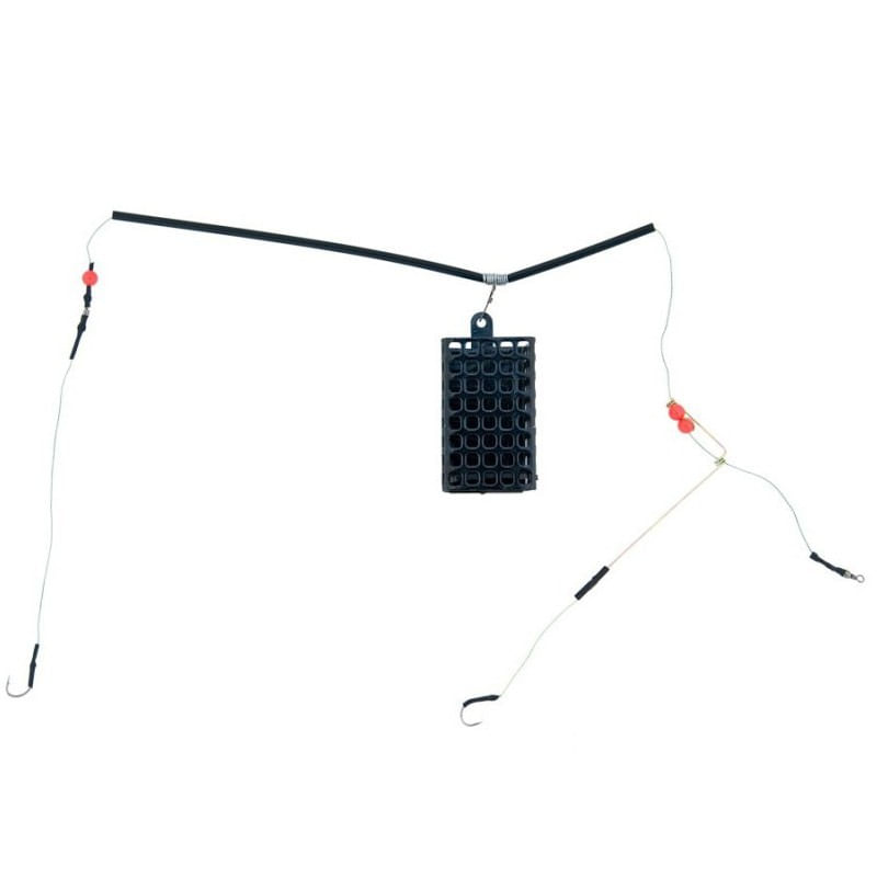 Set lanseta telescopica din carbon Explorer 2.7 m, mulineta CB 40, senzor cu accesorii 617, fir, nada, montura
