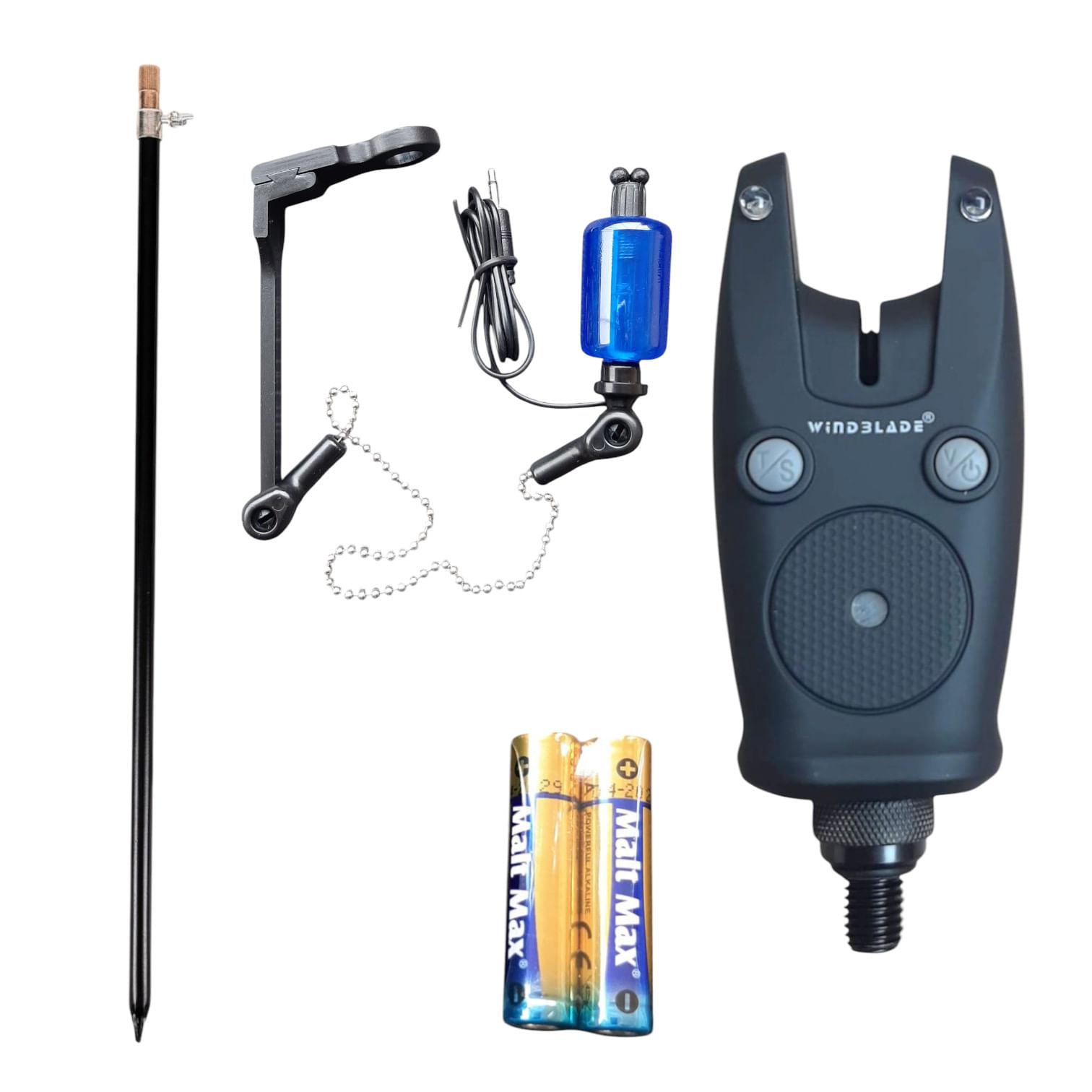 Set lanseta telescopica din carbon Explorer 2.7 m, mulineta CB 40, senzor cu accesorii 616, fir, nada, montura - imagine 4