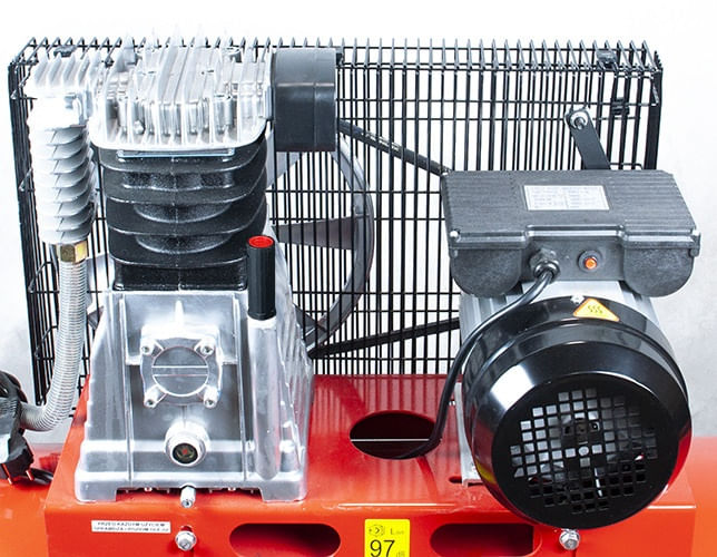 Compresor de aer industrial 90 litri, 345l/min 2.2kW, 220V K 400/90 K400/90 — imaginea 4