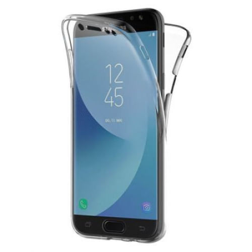 Husa din silicon transparent 360, ( fata+spate), pentru Samsung Galaxy J7 2017