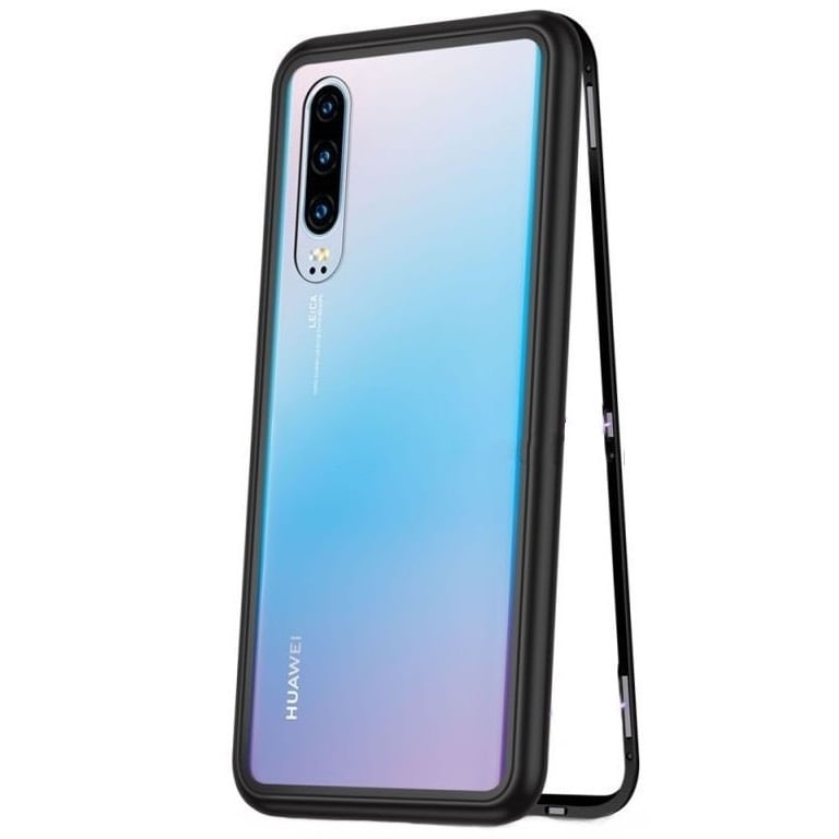 Husa Magnetic Case 360° pentru Huawei P30, Negru