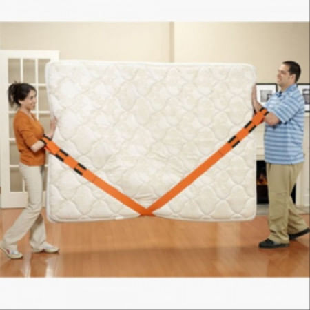 Set 2 legaturi pentru ridicat obiecte grele, PP, Ajustabile, 284.5 cm lungime, Portocaliu — imaginea 2