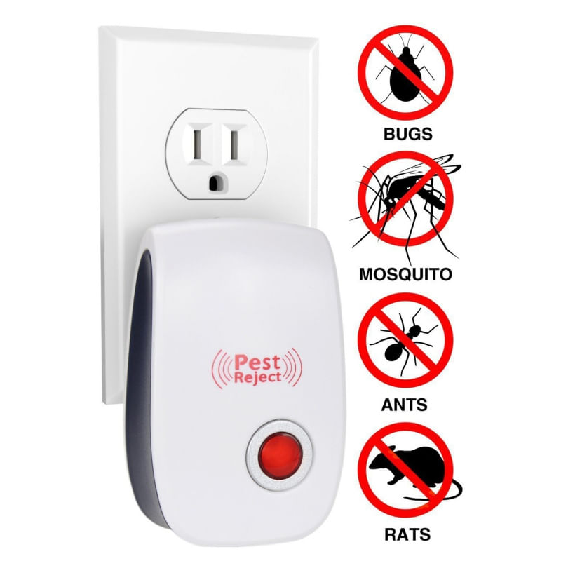 Aparat anti Daunatori Ultrasonic pentru gandaci, muste, tantari, furnici, paianjeni, soareci, Ultrasonic Pest Reject — imaginea 4