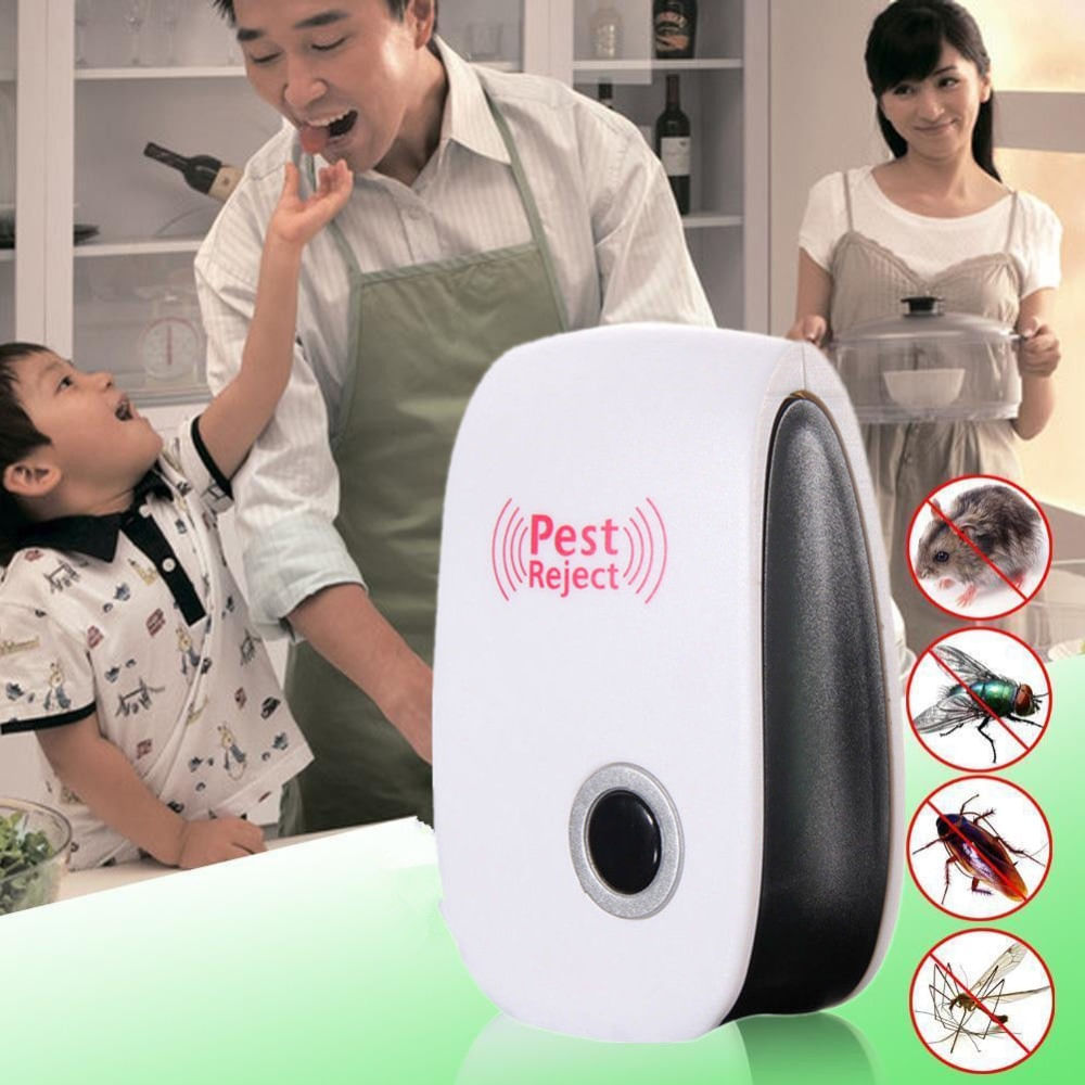 Aparat anti Daunatori Ultrasonic pentru gandaci, muste, tantari, furnici, paianjeni, soareci, Ultrasonic Pest Reject — imaginea 6