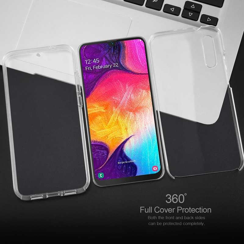 Husa TPU 360 (fata + spate) pentru Samsung Galaxy A20E, Transparent - 1 | YEO