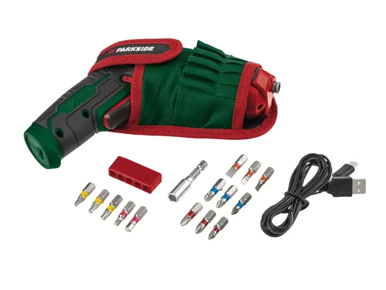 Surubelnita Fara Fir PARKSIDE Rapidfire 2.2 cu Capete Interschimbabile si Iluminare LED