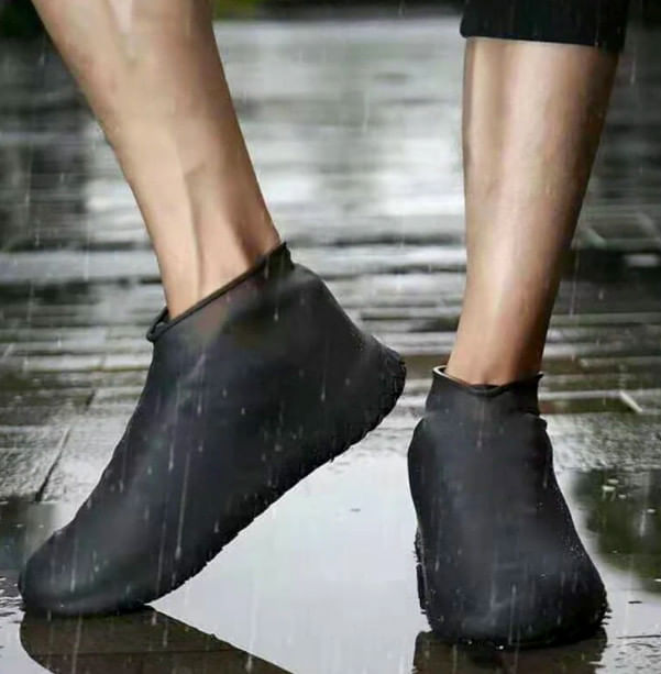 Protectie pentru incaltaminte, reutilizabila, negru, marimea 40-45 — imaginea 2