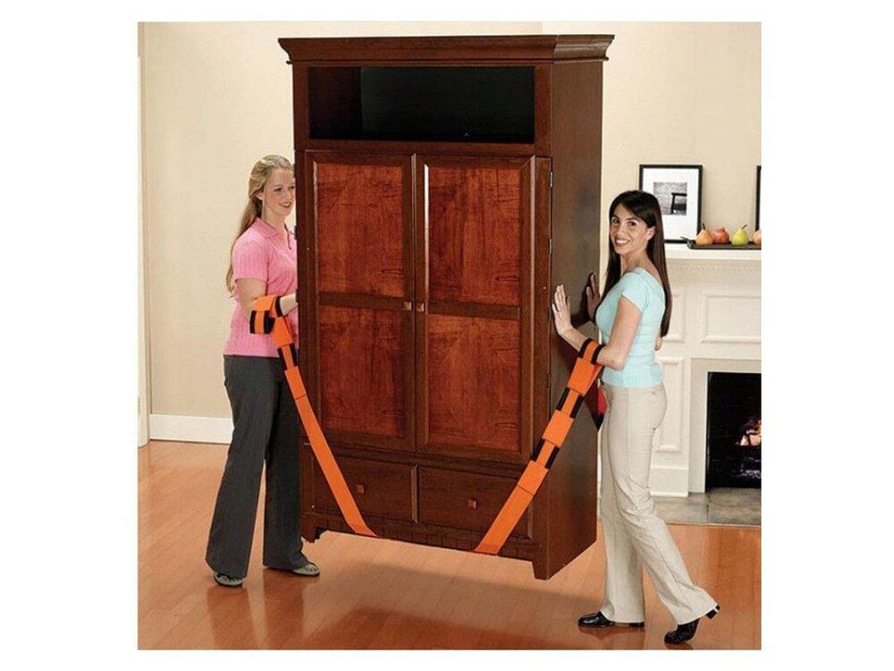 Set 2 bucati chingi de fixare pentru transportul mobilei, curele pentru incheietura mana, 245 x 45 x 1,2 mm, — imaginea 4