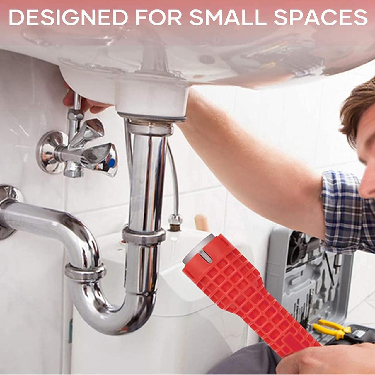 Cheie multifunctionala pentru instalatiile sanitare, Rosu — imaginea 4