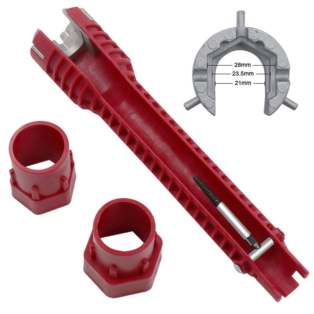 Cheie instalatii sanitare, ABS, 26x5.2 cm, Rosu — imaginea 4