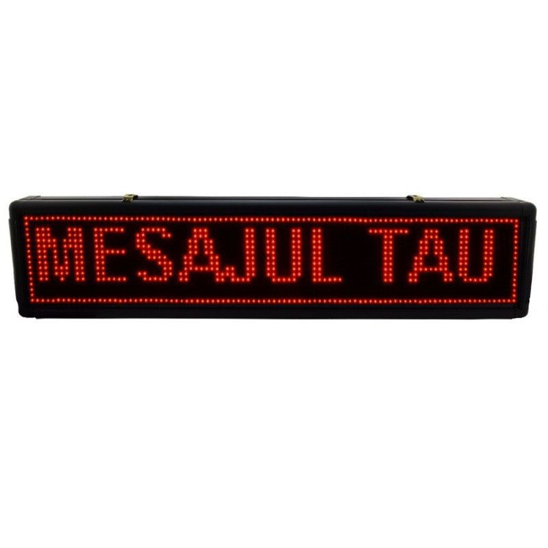 Panou Led de Exterior Programabil/Reclama Luminoasa 100x20 ROSU
