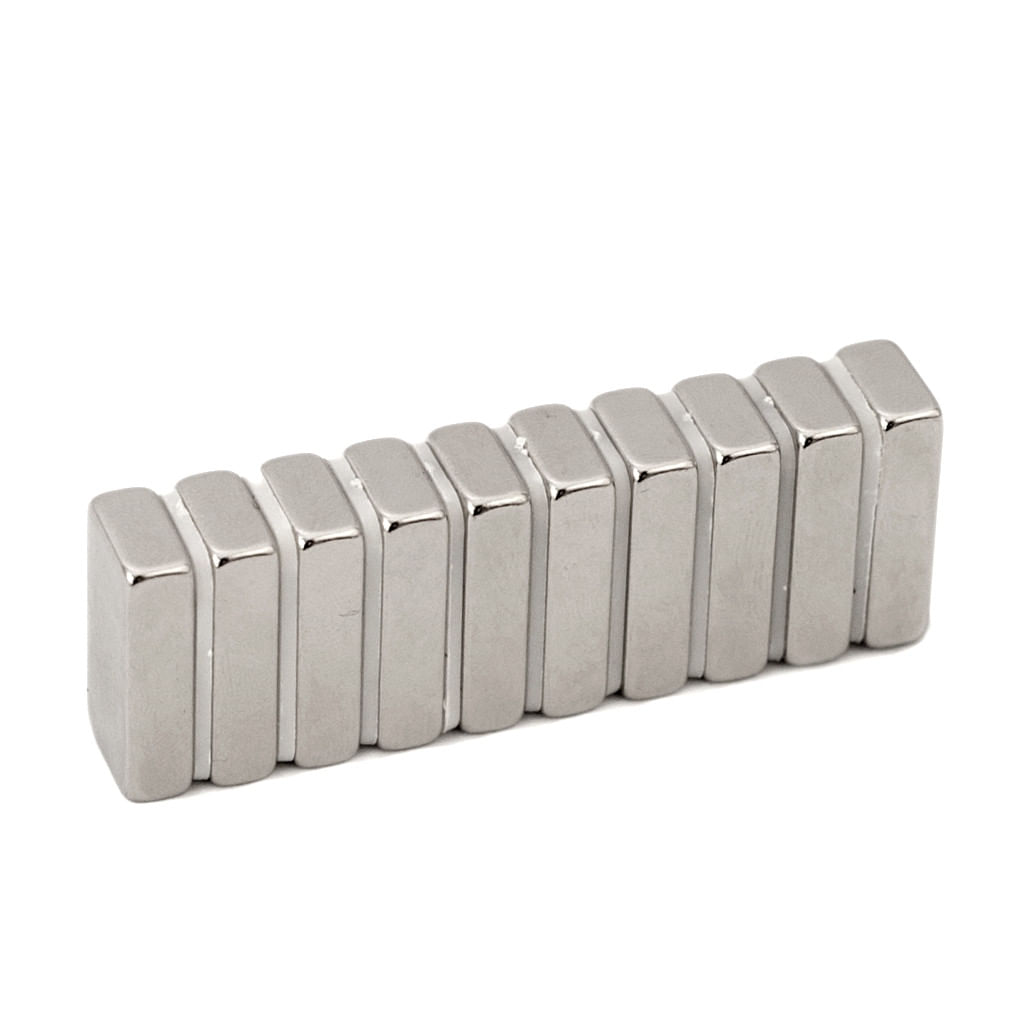 Magnet neodim bloc 20mm x 10mm x 5mm - set de 10 bucati
