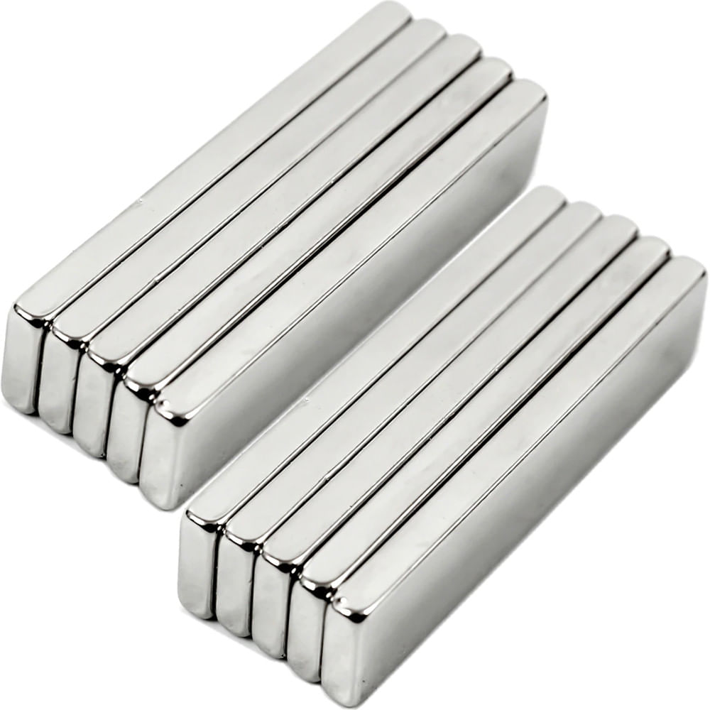 Set de 10 bloc magnet din neodim 10mm x 5mm x 2mm